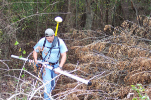Geonics EM-31 terrain conductivity meter